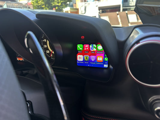Ferrari F8 Wireless CarPlay & Android Auto Interface