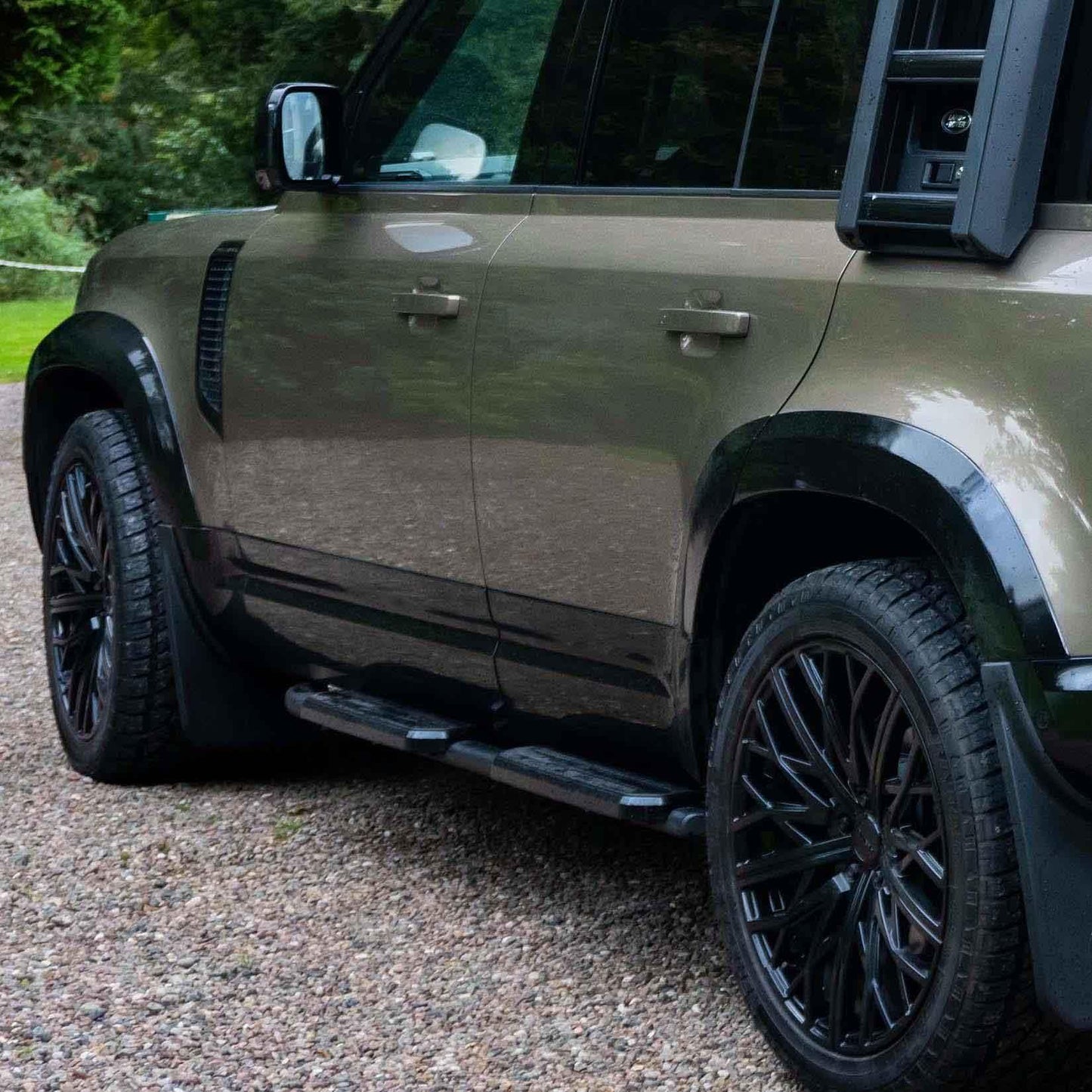Land Rover Defender 110 L663 2020+ Gloss Black Wide Wheel Arch Kit