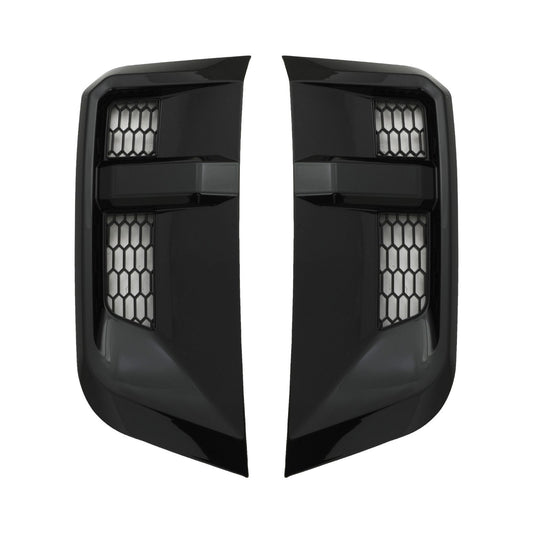 Land Rover Defender 90 110 130 L663 2020+ Black Side Vents