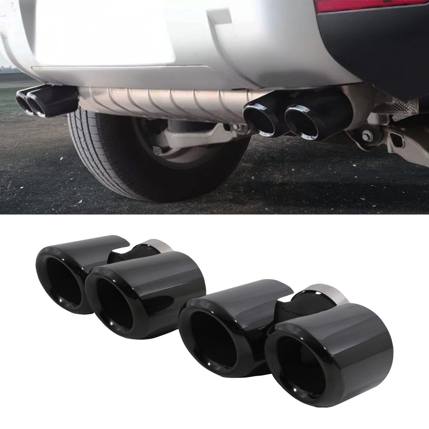 Land Rover Defender L663 2020+ Exhaust Tail Pipe Tips