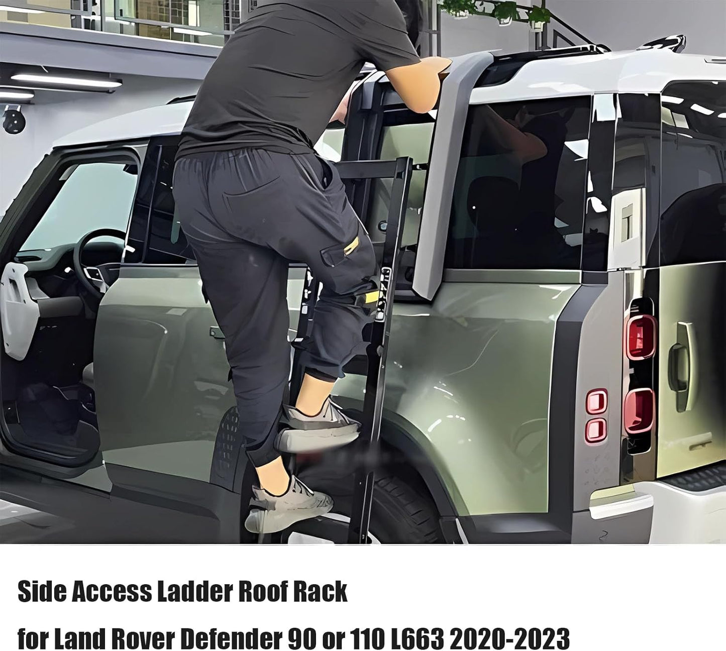 Land Rover Defender L663 2020+ Telescopic Side Ladder