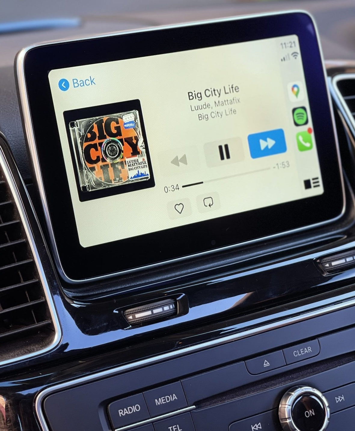 Mercedes GLE Class W166 16-19 Wireless CarPlay & Android Auto Interface