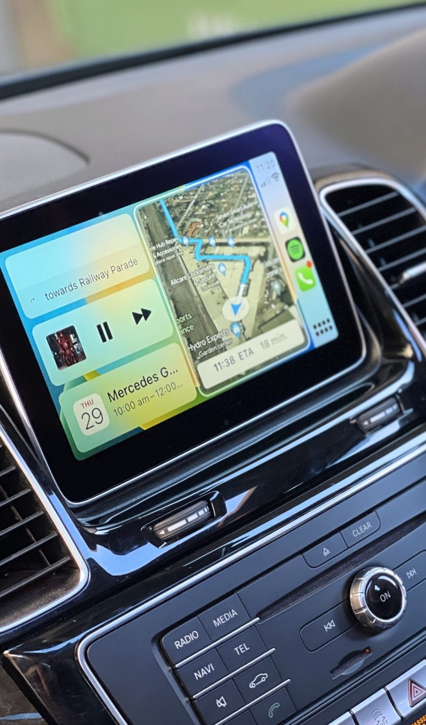 Mercedes GLE Class W166 16-19 Wireless CarPlay & Android Auto Interface