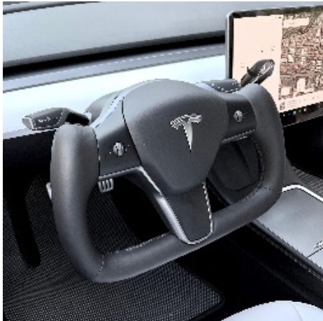 Tesla U-Cut Steering Wheel