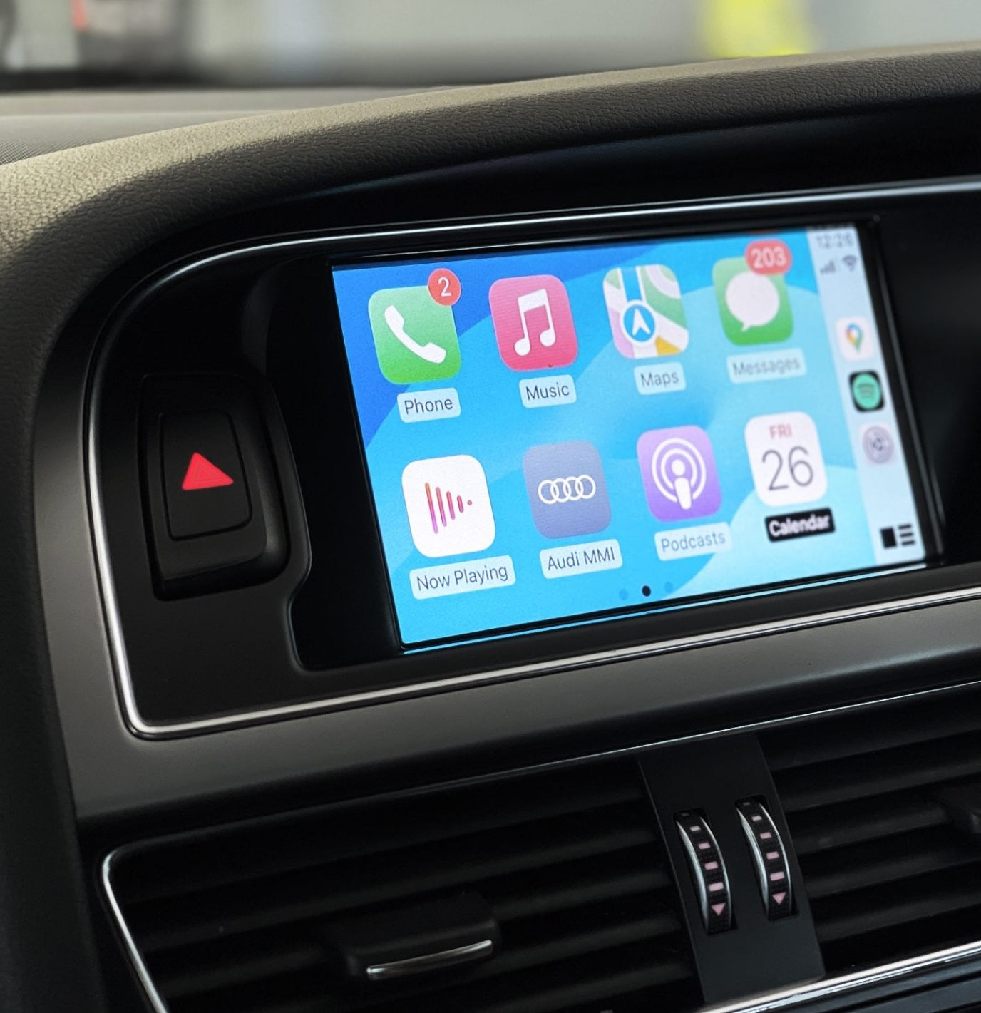 Audi Models for Apple CarPlay & Android Auto Interface