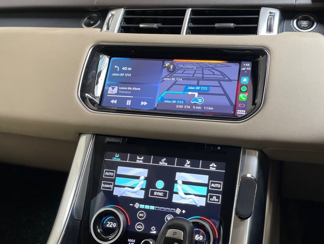 Land Rover Range Rover Sport Upgraded Widescreen Android Touch Screen (Incl. CarPlay)