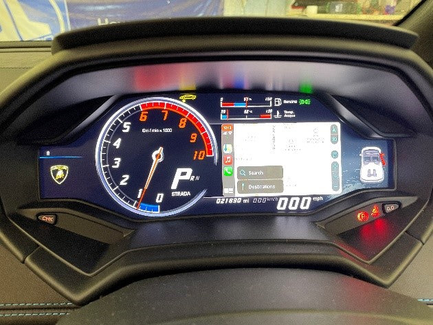 Lamborghini Huracan Wireless CarPlay & Android Auto Interface