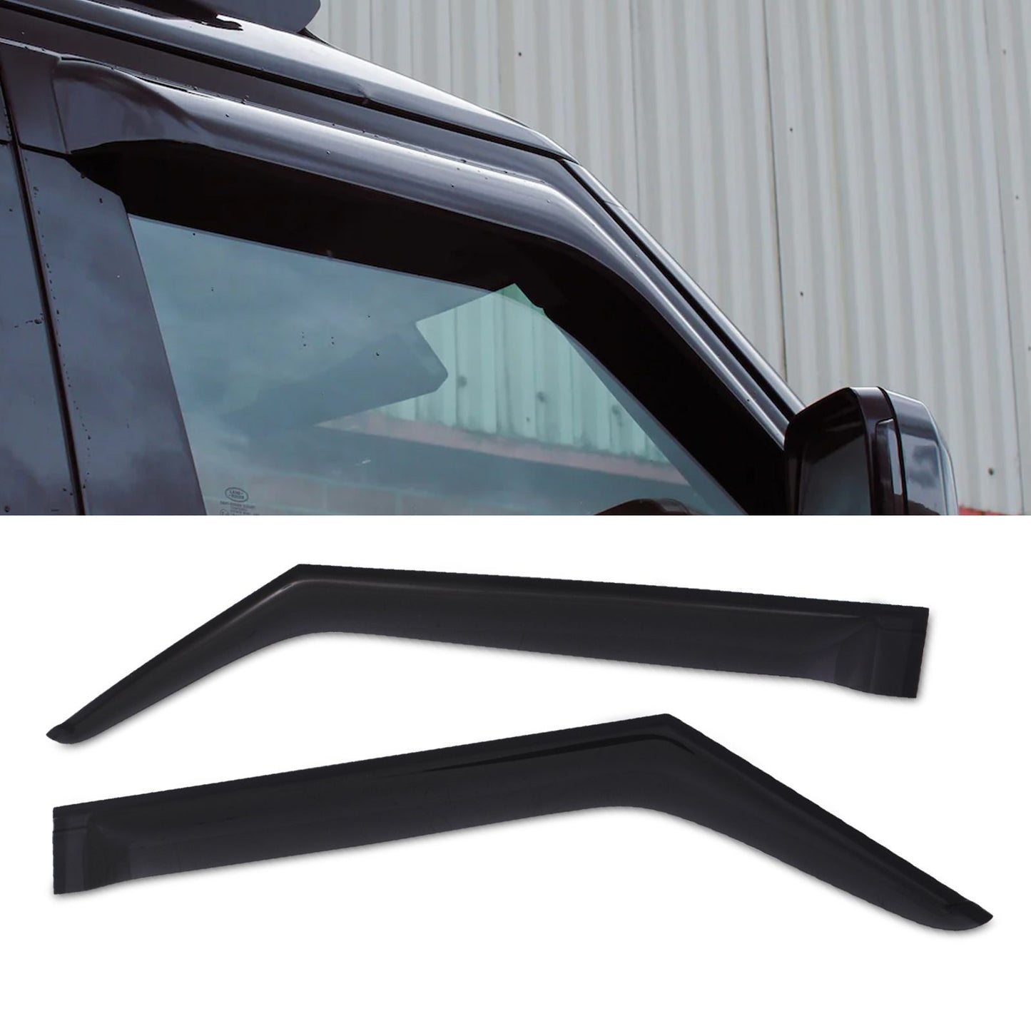 Land Rover Defender 90 110 L663 2020+ Wind Deflectors