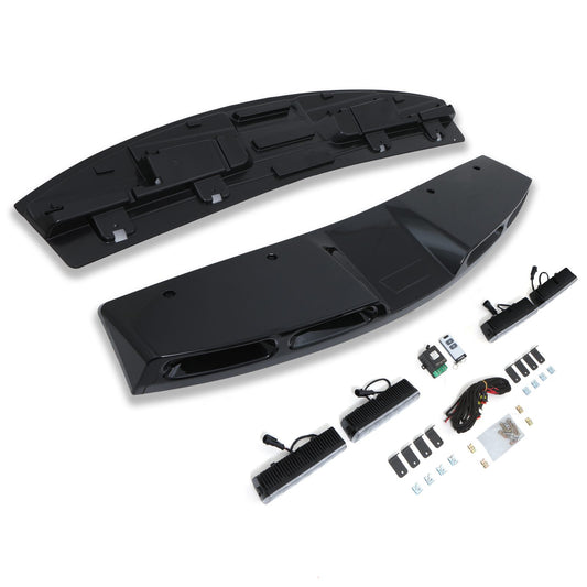 Land Rover Defender L663 2020+ Gloss Black Quad Roof Light Kit