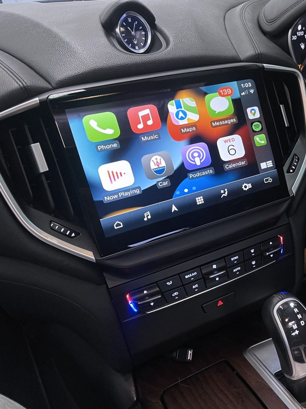 Maserati Ghibli 14-20 Infotainment Wireless CarPlay Android Auto Interface