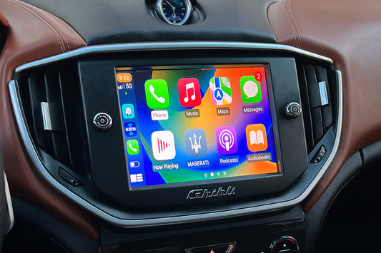 Maserati Ghibli 14-20 Infotainment Wireless CarPlay Android Auto Interface