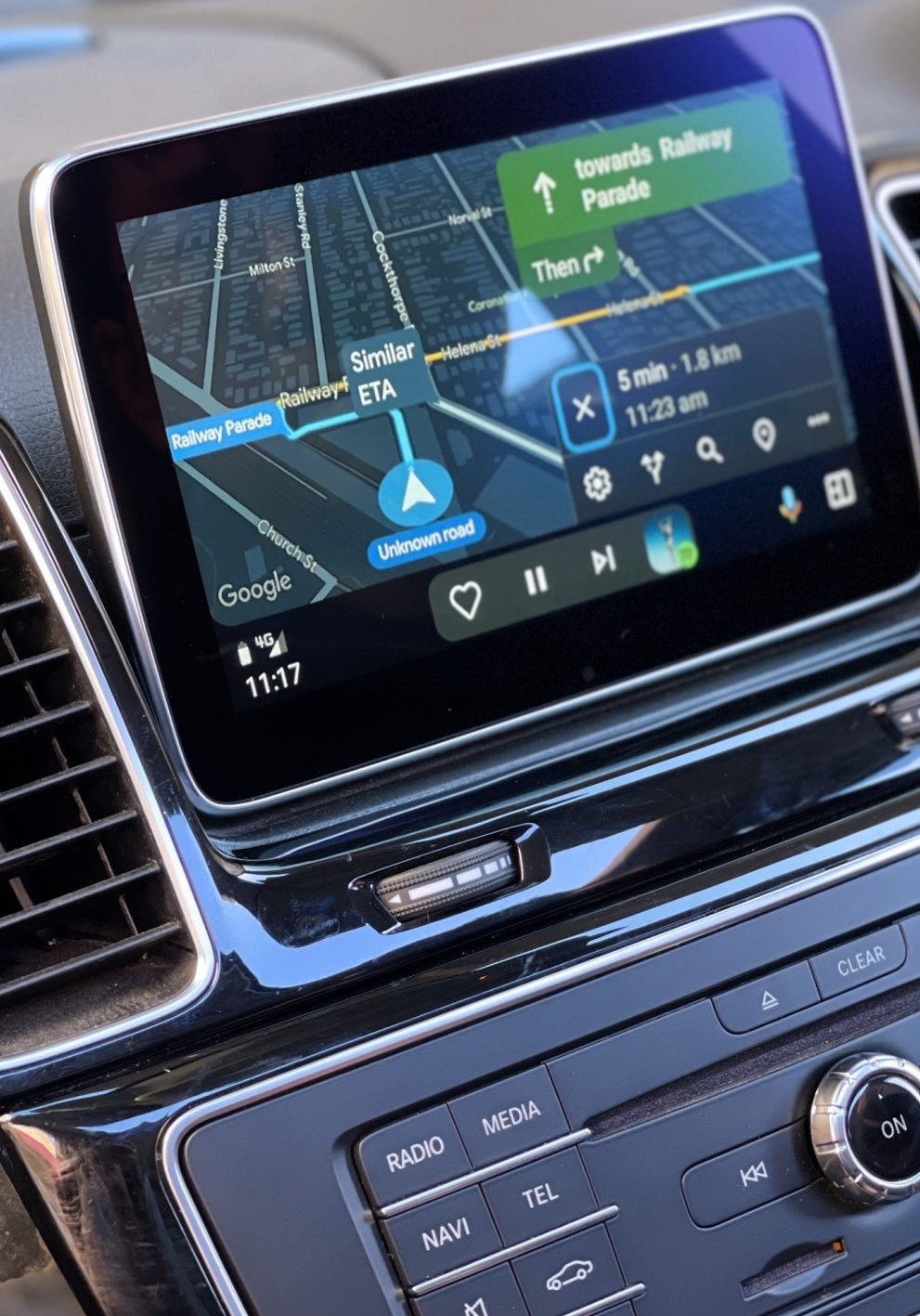 Mercedes GLE Class W166 16-19 Wireless CarPlay & Android Auto Interface