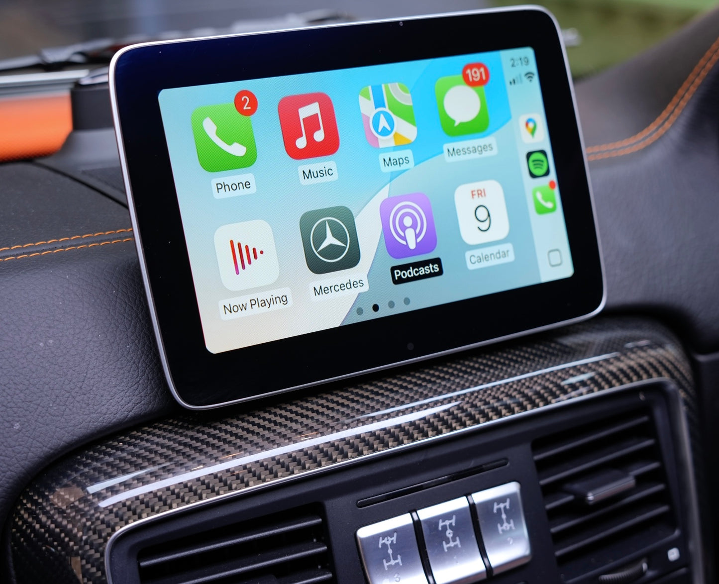 Mercedes G Class W463 Wireless CarPlay & Android Auto Interface