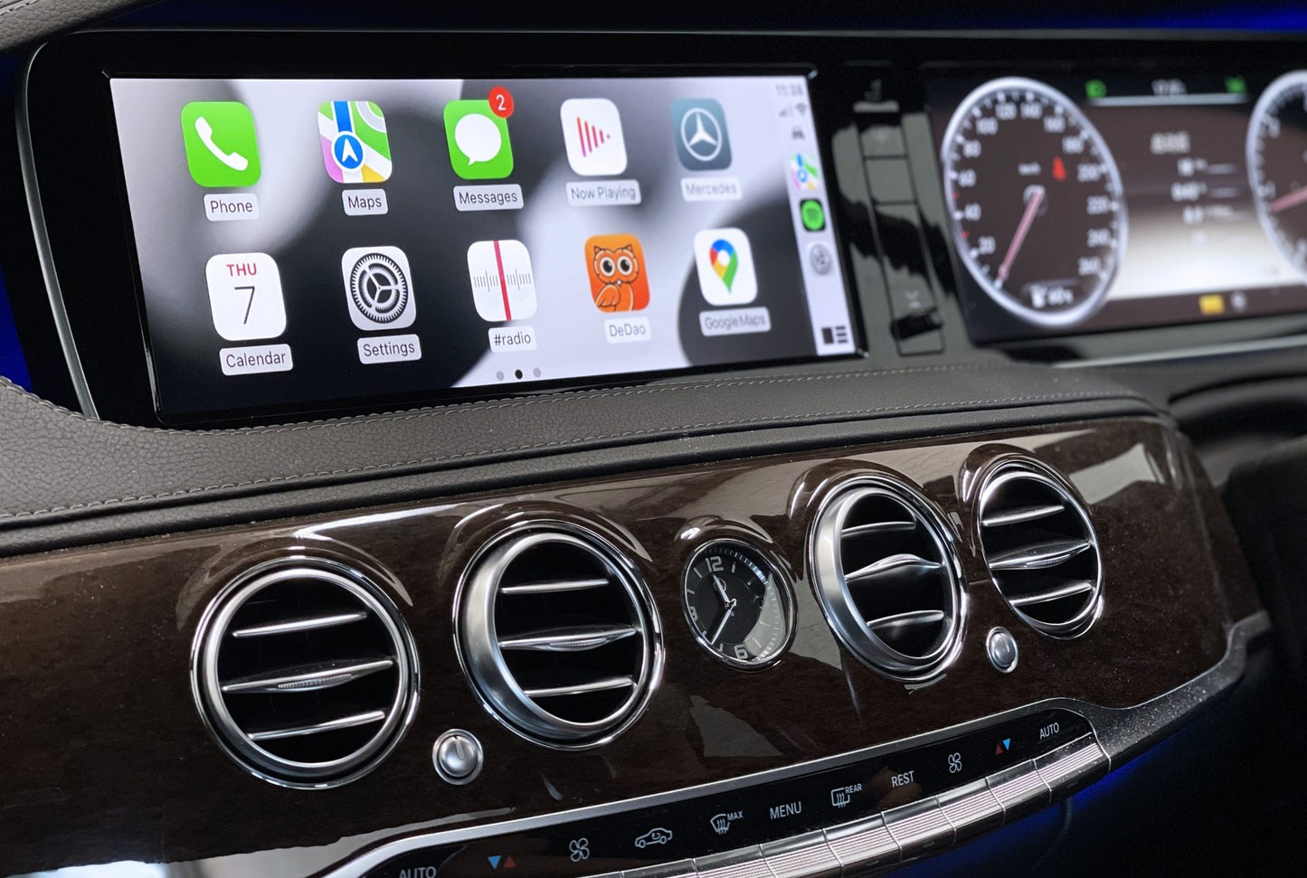 Mercedes S Class W222 Wireless CarPlay & Android Auto Interface
