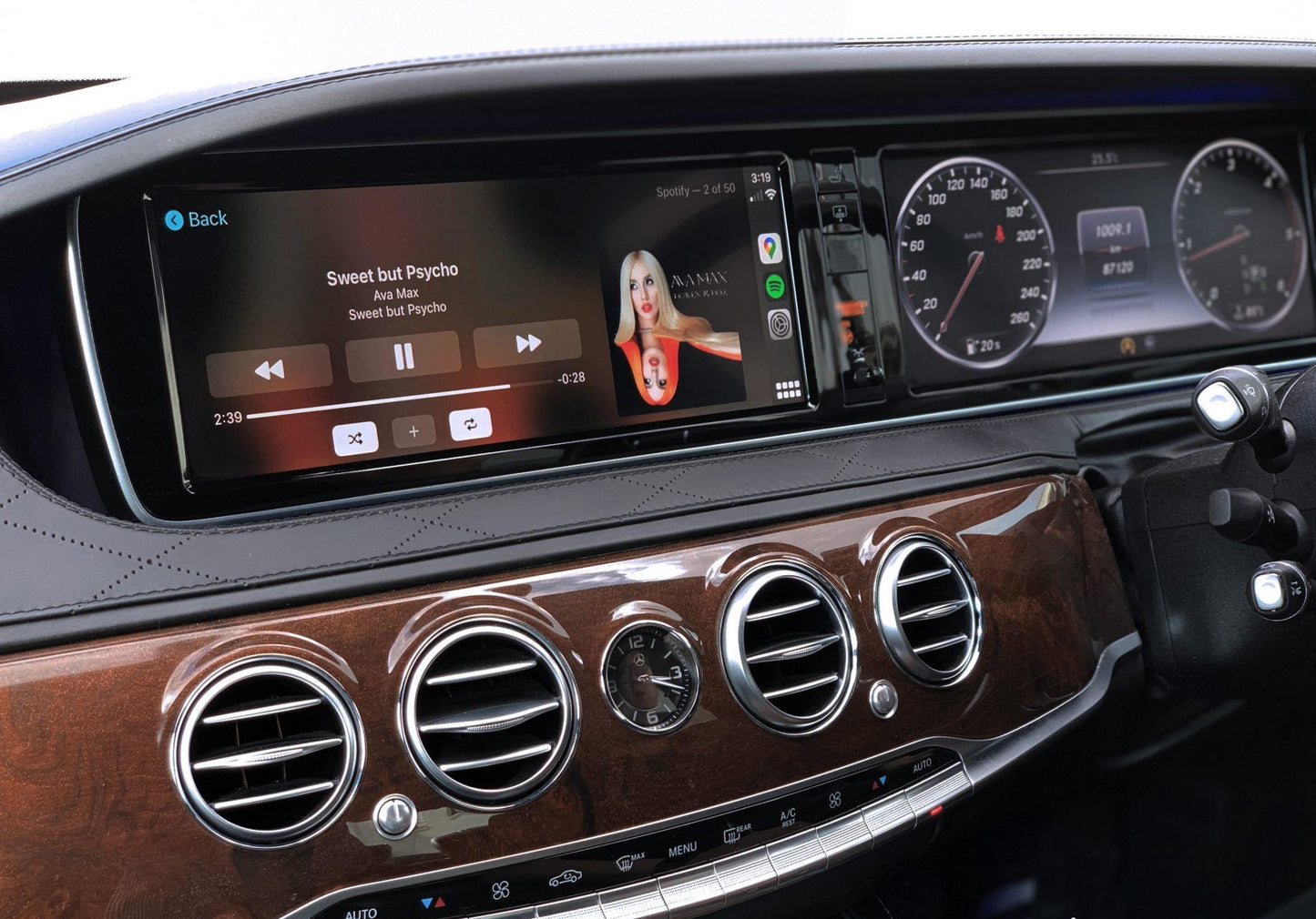 Mercedes S Class W222 Wireless CarPlay & Android Auto Interface