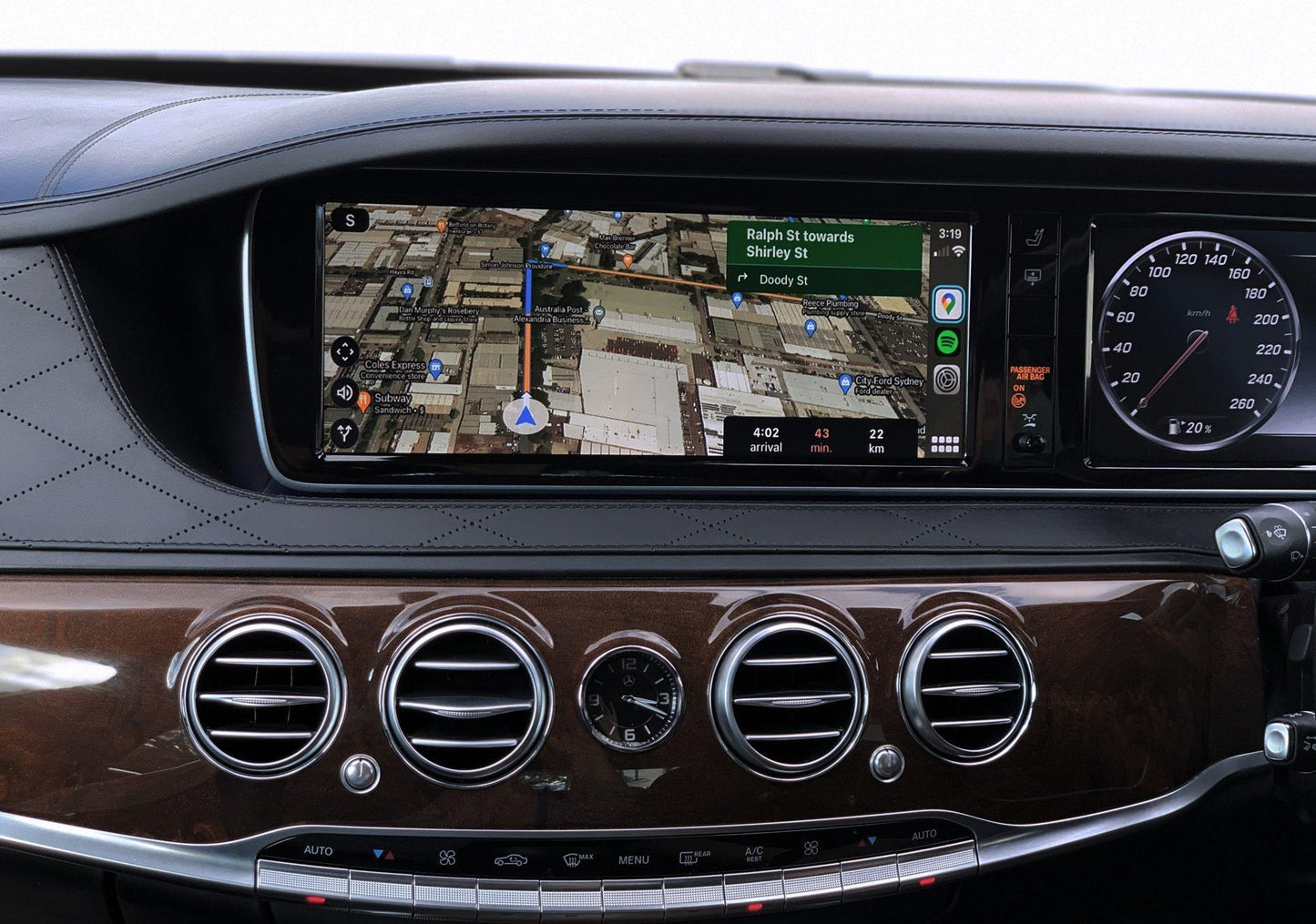 Mercedes S Class W222 Wireless CarPlay & Android Auto Interface